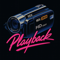 ClubPlayBack RetroVision™ Camcorder